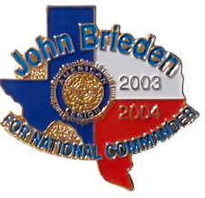 American Legion John Brieden for National Commander 2003-2004 Lapel Pin picture
