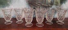 Set of 8 Vintage Fostoria American Clear Footed Iced Tea Glasses Water Goblets5