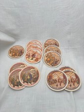 12 Hofbräuhaus München Beer Coasters Set Of 12 Vintage German HB Brewery Germany picture