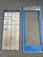 Vintage French Tyre Pressure Sign plastic & display frame Man Cave advertising picture