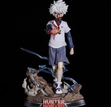 27cm Hunter x Hunter Killua Zoldyck Anime PVC Figure Model Statue Desk Decor Gif picture