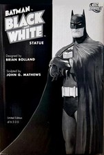 BATMAN BLACK AND WHITE BRIAN BOLLAND STATUE picture