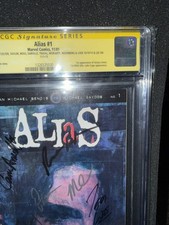 Alias #1 CGC 9.8 Signed Krysten Ritter Mike Colter Stan Lee 1st Jessica Jones +7 picture