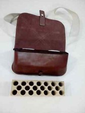 American Revolutionary War Brown Cartridge Box – Premium Leather Construction picture