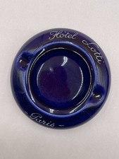 Historic Hotel Lotti Paris Ashtray In Beautiful Cobalt Blue - Hard To Find picture