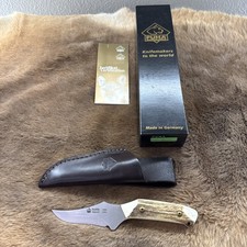 RARE Puma Buddy Fixed Blade Knife 118383 Germany Stag 07/RC NIB NOS picture