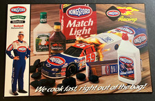 1999 Mike Dillon #59 Kingsford Chevy Monte Carlo - NASCAR Hero Card Handout picture