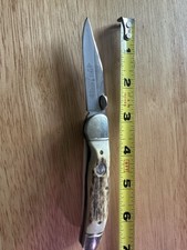 Boker Copperliner Genuine Stag Liner Lock Tree Brand Pocket Knife picture