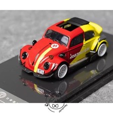 BN INSPIRE VW RWB Beetle 1:64 Red Yellow Diecast Metal Sports Car Model picture