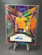 Thiago Silva Brazil #ST-TS Gold Prizm 10/10 Panini Select WC26 picture