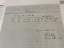 MEXICAN WAR 1847 SUPPLY LIST CAMARGO SGD E S SIBLEY BROTHER CSA GEN HENRY SIBLEY picture