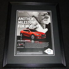 2014 Mazda M3 Framed 11x14 ORIGINAL Advertisement picture