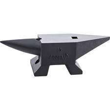 22 Lbs Cast Iron Anvil w/ Horns & Holes for Blacksmithing picture