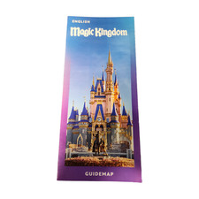 NEW 2023 Walt Disney World Theme Park Guide Map Magic Kingdom picture