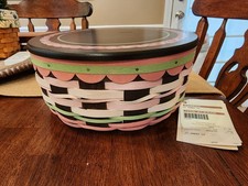 Longaberger 2012 Collector's Club Sweet 16 Basket with Lid and Protector  picture