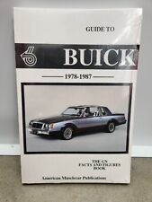 Guide To Buick 1978-1987 - The GN Facts and Figures Book - Book One New Sealed picture