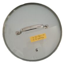 Pot Pan Lid Only Clear Glass Vented 9-3/8