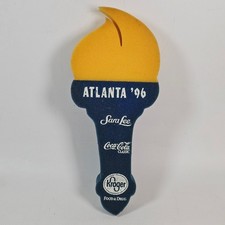 Vintage 1996 Atlanta Olympic Torch Foam Hand Held Kroger Coca Cola Sara Lee picture