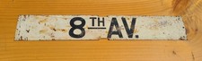 RARE VINTAGE NYC SUBWAY BMT MULTI SECTION CAR 8TH AVE SIGN BROOKLYN NY 1936 picture