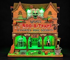 Lemax Spooky Town BANSHEE'S BOO-B-TRAPS Animated, Lights, Sounds. Works🔥perfect picture