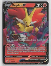 Delphox V Ultra Rare Holo SWSH11 027/196 NM picture