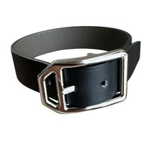 Hermes Paddock Bracelet T4 A Engraving Black/Ethan Silver Hardware Chamonix Brac picture