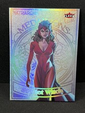 2024 Fleer Ultra Matriarchs of Marvel Medallion Platinum M-11 Scarlet Witch /100 picture