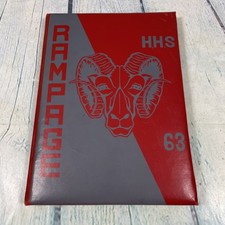 1963 Humboldt High School Yearbook Vintage The Rampage Annual 7th-12th picture