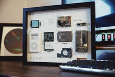 Framed iPod 4 Classic Teardown Art, Retro Tech Decor, Gift for Him picture