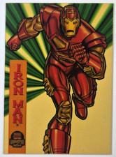 1994 Fleer Marvel Universe Suspended Animation Iron Man #4 of 10 picture