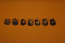 2011 Disney Seven Dwarves Jack-in-the-Box Hidden Mickey Pins (Complete Set) picture