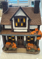 Hobby Lobby Cozy Fall Light Up Cottage House  7.5in Tall picture