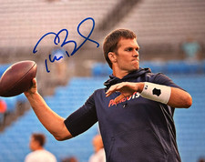 TOM BRADY Signed Autograph 8x10