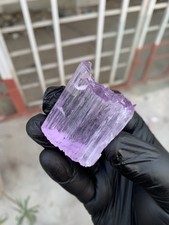 Outstanding Natural Etched Pink Kunzite crystal  picture