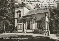 VINTAGE POSTCARD TROLLHAUGEN HOME OF COMPOSER EDVARD GRIEG BERGEN NORWAY 1952 picture