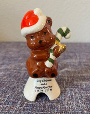 Vintage 1996 CC Cupboard Classics Pie Bird Vent Santa Bear Candy Cane Numbered 1 picture