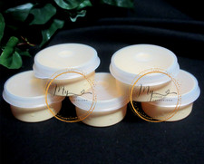 Tupperware Smidgets Yellow with Seals – Mini 1 oz Containers – Set of 5 – NEW picture