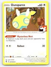 Dunsparce 207/264 Uncommon Fusion Strike Pokemon Lightly Played picture