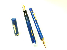 Excellent 1920´s CONKLIN ENDURA Lapis Fountain Pen & Pencil Flexy 14ct M  F-BB picture