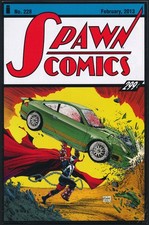 Spawn 228 Todd McFarlane Feb 2013 Image Comics Action 1 Superman Homage - Tough picture