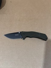 Kershaw Knockout 1870OLBLK Pocket Knife  USA DISCONTINUED *Blem* picture