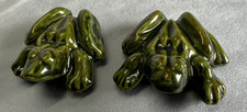 Vintage - Ceramic NAUGHTY FROGS - Anatomically Correct Male and Female Figurines picture