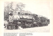 Essex CT New 2-8-2 Locomotive #40 From Aberdeen & Rockfish Vtg Magazine Excerpt picture