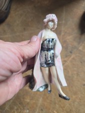 Vintage 1920s Art Deco German Porcelain Bathing Belle Figurine Mold 5103 Flapper picture