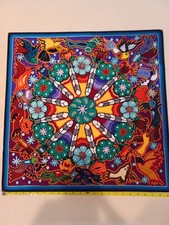 Vintage HUICHOL Indian Folk Art Yarn 24