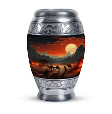 Urns For Ashes Adult Male Ancient Desert Caravans (10 Inch) Large Urn picture