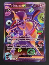 MEWTWO EX 157/128 - 30TH ANNIVERSARY - FUTURISTIC RARE - POKÉMON ITA NEAR MINT picture