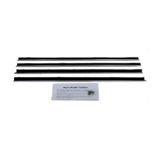 Window Sweeps Weatherstrip for 1967-68 Mercury Cougar Black Rear Left Right picture
