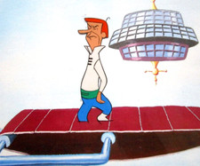 1960's vintage JETSONS George Hanna-Barbera ORIGINAL ANIMATION PRODUCTION CEL picture