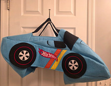 RARE Pottery Barn Kids Hot Wheels 3D Felt Race Car Costume – Size 4-6 picture